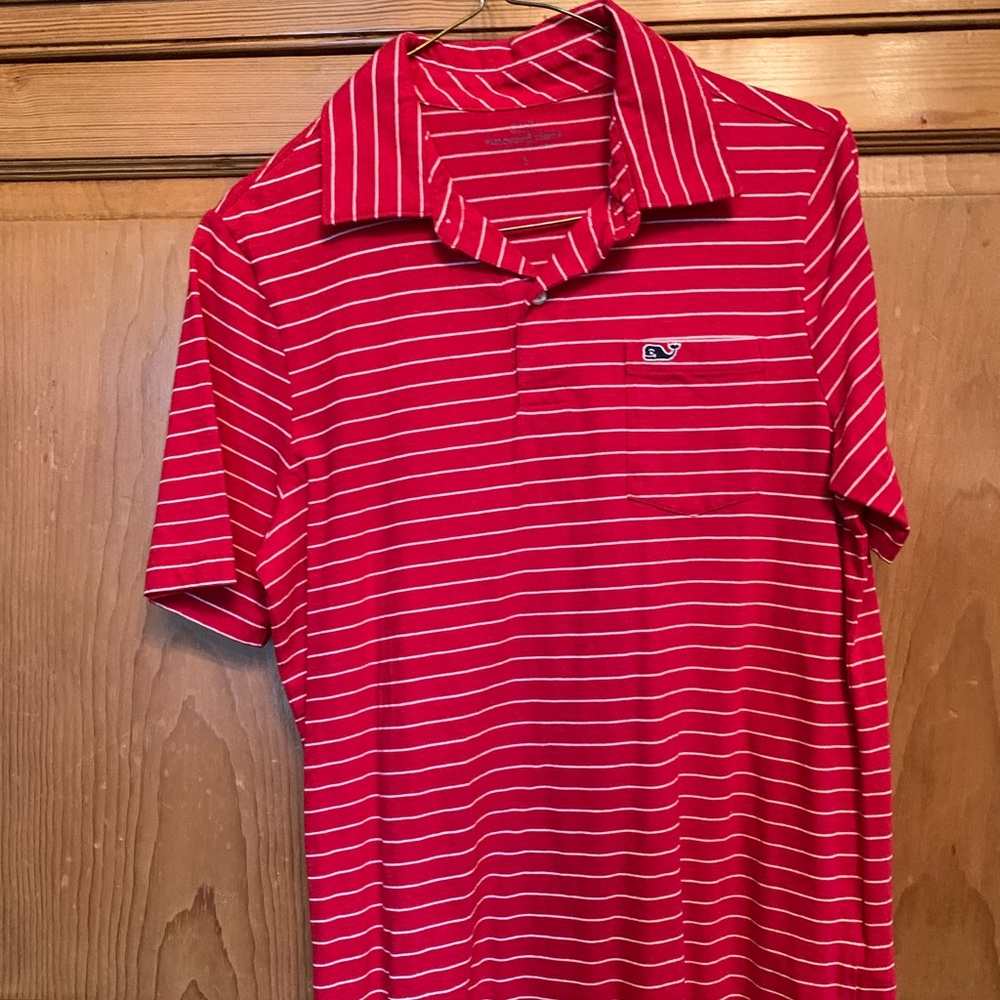 Vineyard Vines Red Polo Shirt
